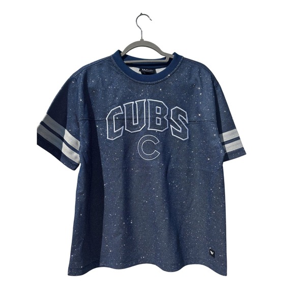 Anthropologie Tops - NWT The Wild Collective x Anthropologie Chicago Cubs Short Sleeve Jersey Tee, S